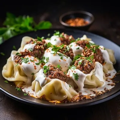  Manti: En Krämig Dröm Av Fyllda Små Knyten Och Rökig Paprikapepparkryddade Yoghurt!